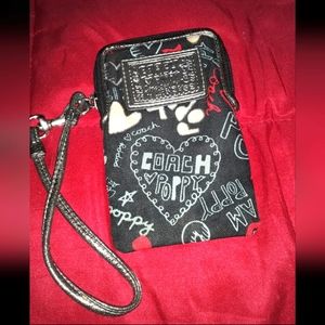 Coach poppy small wristlet, NWOT.